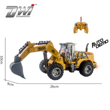 DWI  Simulation design 5 channel rc construction toy trucks excavator for sale